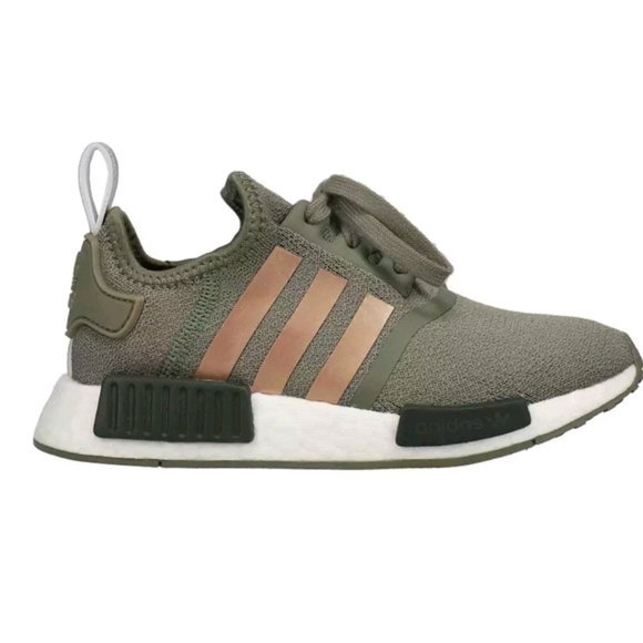 Adidas Nmd_R1 Lace Up Womens Sneakers Shoes Casual - Green